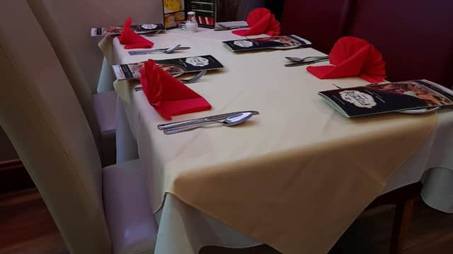 Dining at Rozis Curry House in grassington