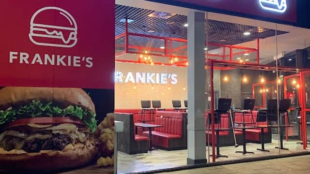 Dining at Frankster's in bradford
