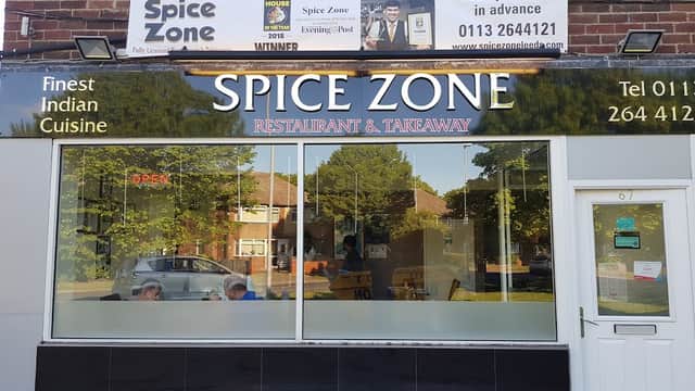 Dining at Spice Zone in colton
