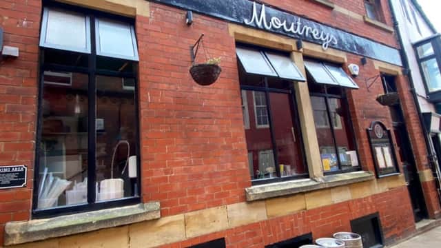 Dining at Moutreys in whitby