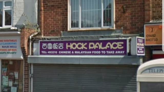 Dining at Hock Palace in hull