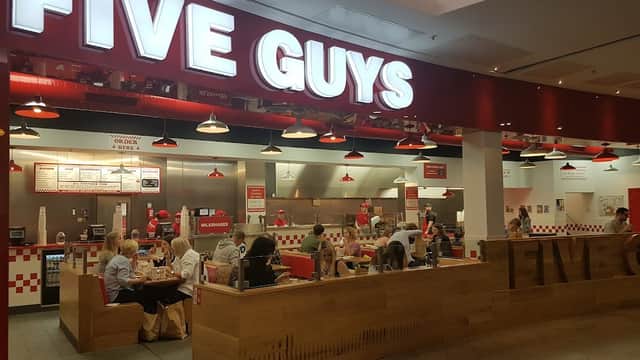 Five Guys Burgers and Fries Sheffield Meadowhall
