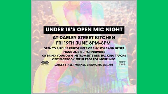 Event image for Under 18’s Open Mic Night