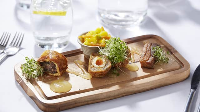 Dining at The Brasserie at The Devonshire Arms in bolton abbey village