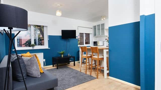 Accommodation at Lovely Flat in City Centre Leeds with free parking in leeds