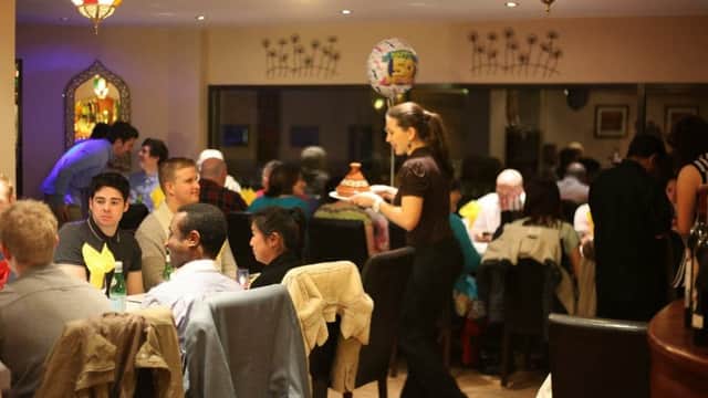 Dining at Moreno's Restaurant & Tapas Bar in killingbeck