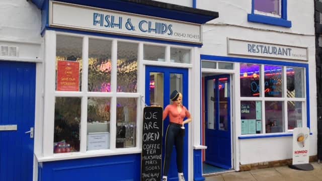 Dining at The Stokesley Fish Shop & Diner in stokesley