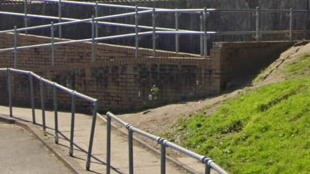 Bus Stop at Holmfirth High School Turning Circle - Bus Stops in holmfirth