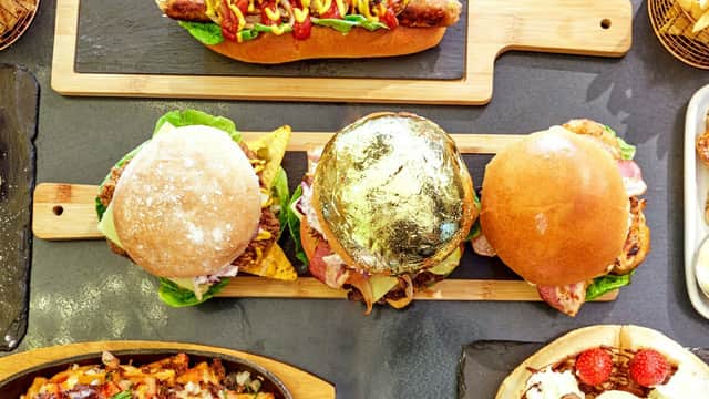 Dining at Burger Lab in dewsbury