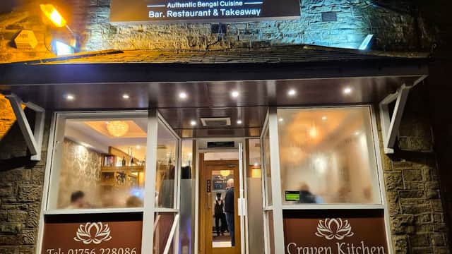 Dining at Craven Kitchen in skipton