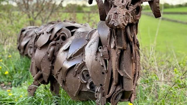 Metallic Sheep - Gallery in cleckheaton
