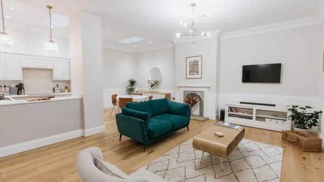 Accommodation at THE OLD SCHOOL ROOMS - The Swaledale, one bed luxury apartment in Richmond, North Yorkshire in richmond