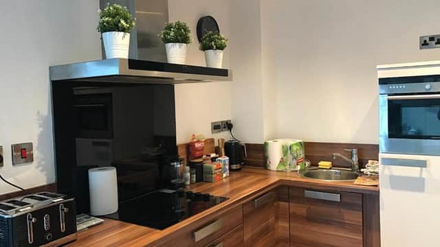 Accommodation at Lapwing - Sleeps up to 6, Fabulous panoramic city views, 12th Floor 2 bed city centre apartment, Perfect for work or leisure! in sheffield