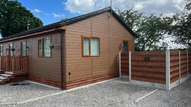 Accommodation at Holly Cabin with Hot Tub in strensall