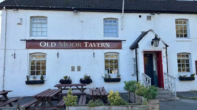 Dining at Old Moor Tavern in wombwell