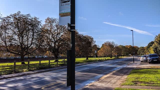 Bus Stop at Beverley York Road - Bus Stops in beverley