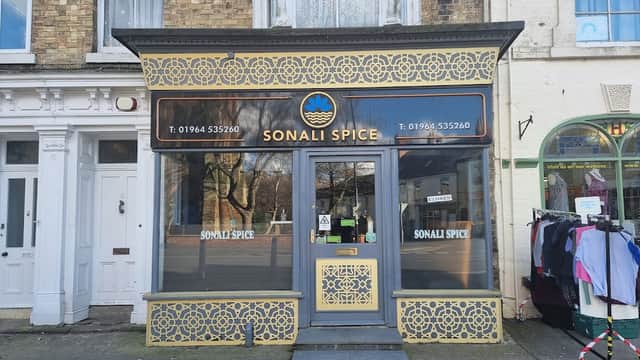 Dining at Sonali Spice in hornsea