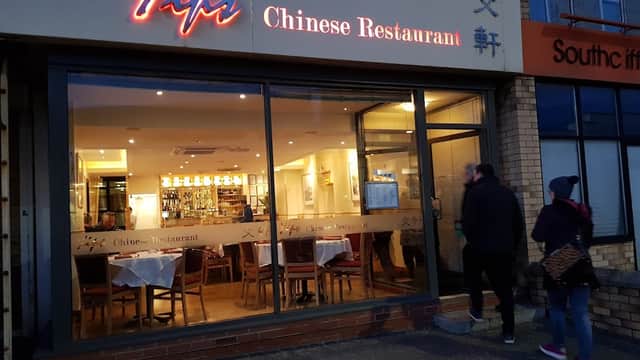 Dining at Yips Chinese Restaurant in bridlington