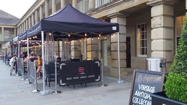 Food & drink at The Wine Barrel • The Piece Hall in halifax