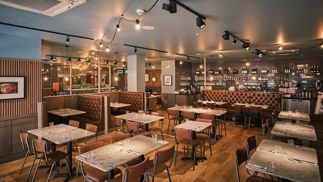 Dining at PizzaExpress in harrogate