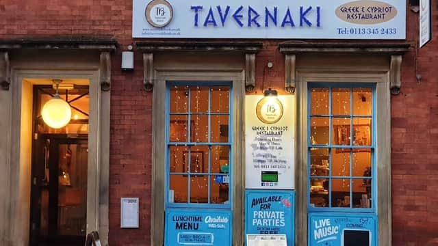 Dining at Tavernaki Bistro in leeds