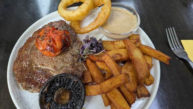 Dining at Sizzling Ste's in selby