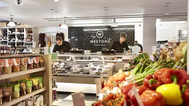 Cafe Weetons Food Hall in harrogate