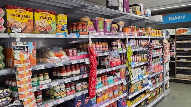 Co-op Food - Oxenhope - Station Road - Corner Shops in cross roads