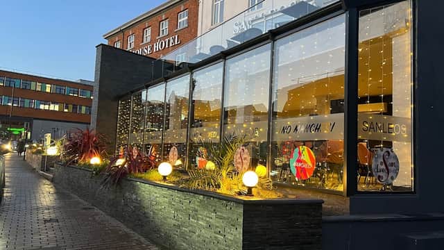 Dining at No Manches in wakefield