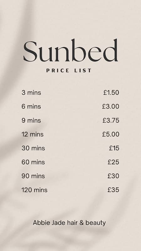 Abbie Jade Hair and Beauty & sunbed salon