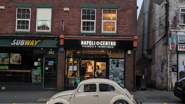 Dining at Napoli Centro in sheffield