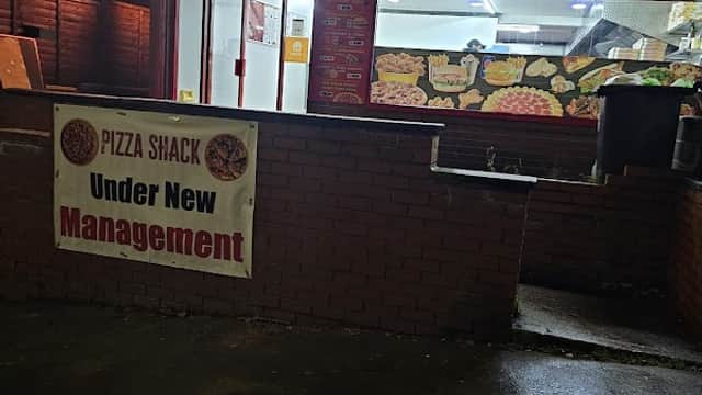 Dining at Pizza Shack in heckmondwike