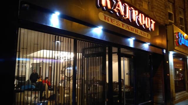 Dining at Rajpoot Restaurant in bradford