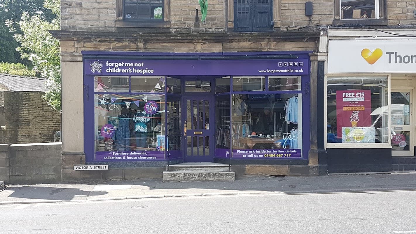 Forget Me Not Children's Hospice Holmfirth Shop & Bridal Suite