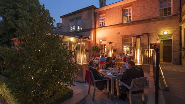 Dining at The Westwood Restaurant in beverley