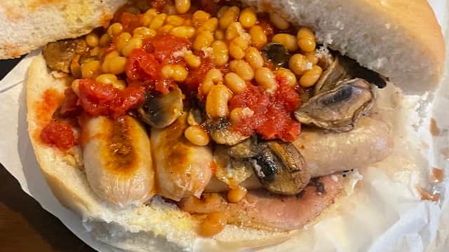 Cafe The Filling Station Sandwich Shop in batley