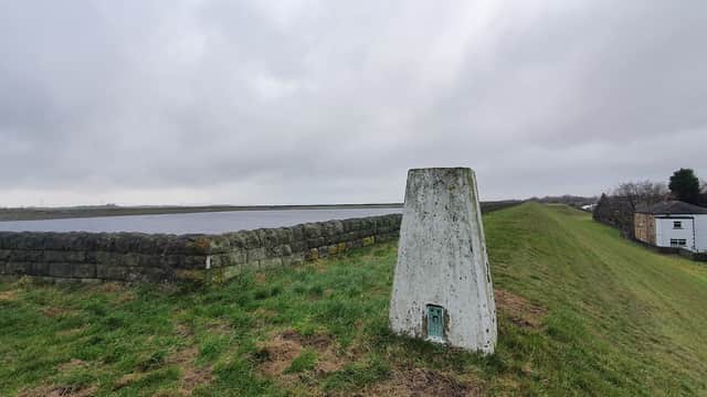 Whitley Resr Trig Point - Historic Site in mirfield