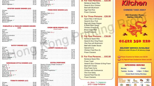 Ovenden Kitchen - Takeaway in halifax