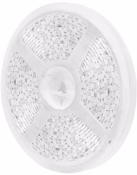 LogiLink WiFi Smart RGB+5700K Light Strip on a spool, featuring a flexible design, with a length of 5 meters, and compatibility with Tuya for smart home integration.