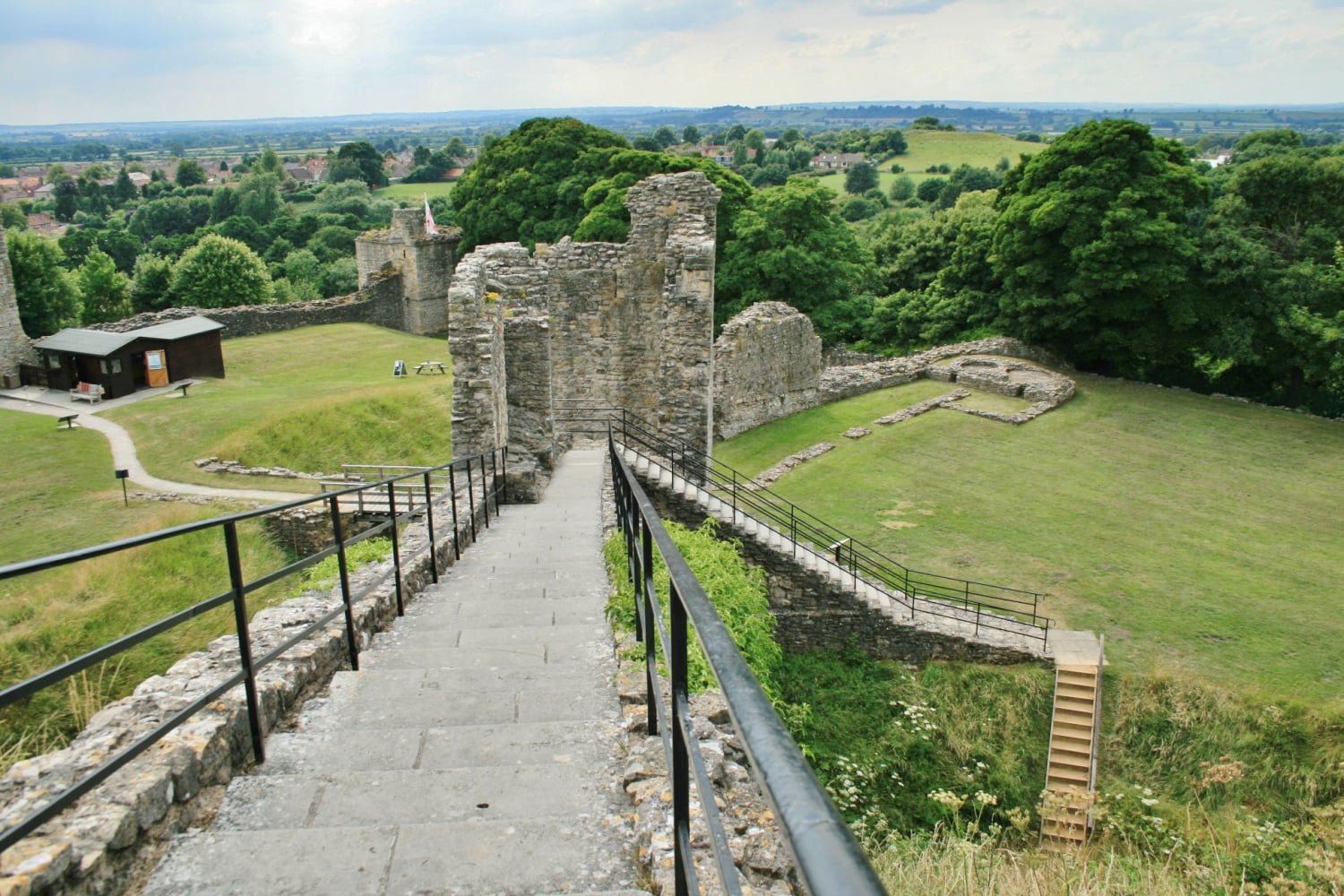visiting Pickering Castle
